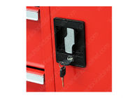 Дверь ящика 1 красного цвета 6 свертывая замок цилиндра безопасностью шкафа инструмента 42 дюймов