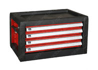 Стальной многофункциональный шкаф верхней части резцовой коробки, красный черный комод инструмента металла с ящиками
