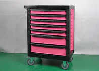 Комод инструмента розового гаража сверхмощный наградной, профессиональный шкаф инструментов