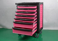 Комод инструмента розового гаража сверхмощный наградной, профессиональный шкаф инструментов