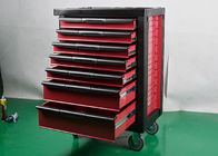 Красный сверхмощный Тоолбокс шкафа инструмента металла хранения на колесах Локабле