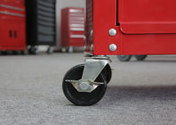 Красный 24 шкафа комода инструмента металла дюйма комбинированного на колесах с дверью Lockable для того чтобы хранить инструменты