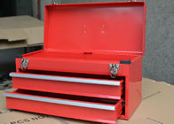 Хранение инструмента красного мини металла 14 дюймов профессиональное портативное с замком/2 ящиками