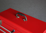 Небольшое красное/чернота/голубая водоустойчивая резцовая коробка с ручкой, комодом инструмента механиков