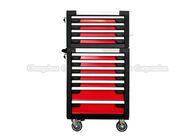 Красный ящик 11 Toolbox шкафа инструмента 27 дюймов на колесах