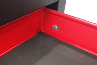 Красный организатор шкафа инструмента стальной завальцовки металла 27 дюймов для инструментов мастерской автомобильных