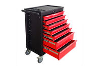 Красный организатор шкафа инструмента стальной завальцовки металла 27 дюймов для инструментов мастерской автомобильных